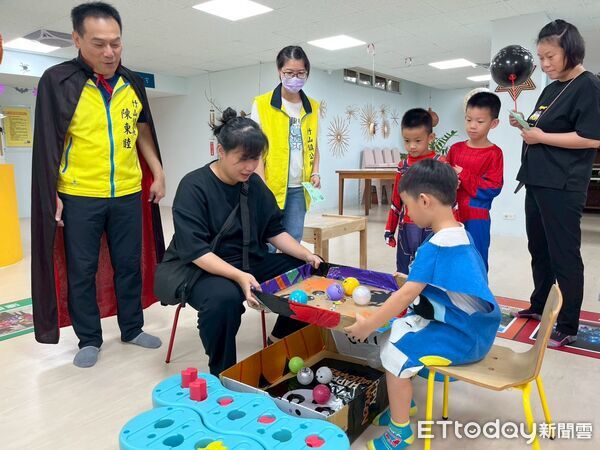 ▲可愛小鬼來闖關！竹山鎮萬聖節親子活動歡樂登場。（圖／竹山鎮公所提供）