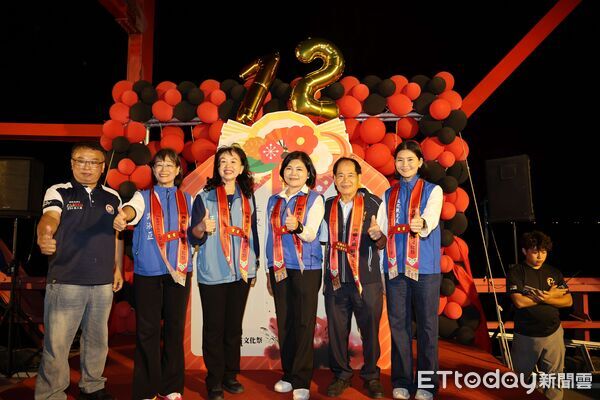 ▲西螺大橋藝陣文化祭萬人祈福，信仰能量照亮夜空。（圖／記者游瓊華翻攝）