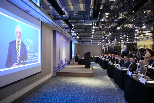 ▲▼歐洲「福爾摩沙俱樂部」（Formosa Club）27至28日舉行第2屆年會活動，年會主席暨歐洲議會外交委員會議員柯理和（Rihards Kols）與外交部長林佳龍均於開幕式上致詞。（圖／翻攝自Facebook／林佳龍）