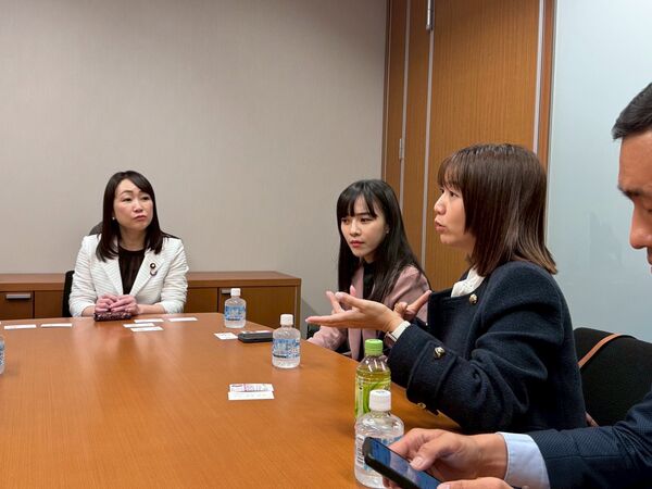 ▲▼民進黨青年局局長陳冠廷率團赴日官方訪問，拜會維新會選對會委員長代行石井惠。（圖／立委陳冠廷國會辦公室提供）