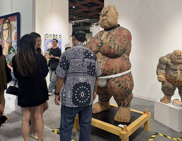 ▲台灣空運負責日本當代雕塑家作品物流運送。（圖／台灣空運提供）