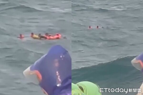 ▲▼             基隆漁船起火，船上8人跳海逃生，所幸船長兒子正在附近，順利將眾人救起。（圖／記者郭世賢翻攝，下同）