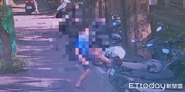 ▲▼高科大楠梓校區出現踹車怪客。（圖／記者許宥孺翻攝）