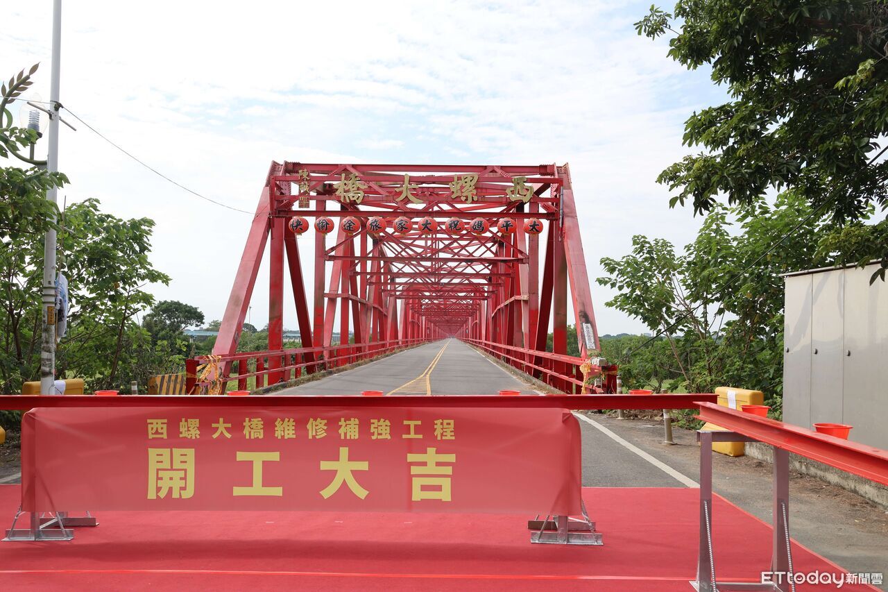 西螺大橋動工補強 張麗善、王惠美同祈安全圓滿