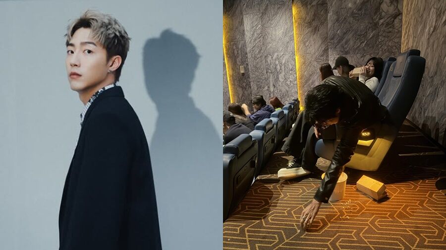 ▲▼婁峻碩打翻爆米花。（圖／翻攝自Threads／caiven.c）