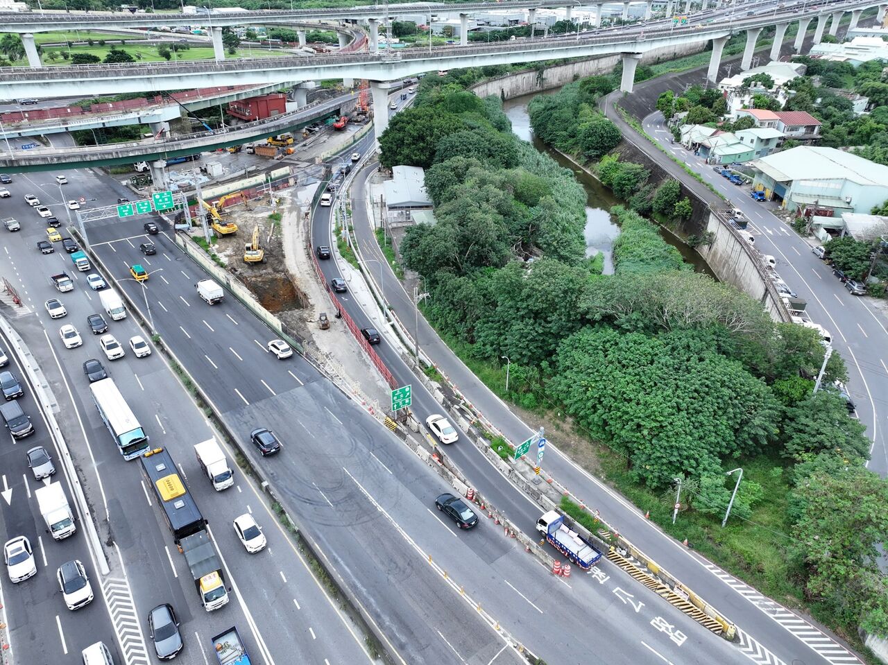 國1五股交流道「北出匝道」通車 林口-新莊少20分鐘