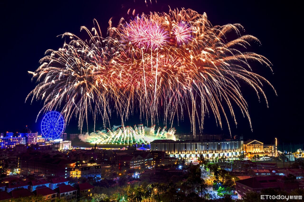 LIVE/義大999秒跨年藝術煙火秀 6大篇章打造科幻美感