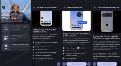 Google 11月Pixel大更新提前曝光？　主打主題包與AI動態影像生成