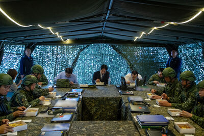 賴清德視導陸勝1號操演部隊 無人機、TAK系統建偵打擊殺鏈