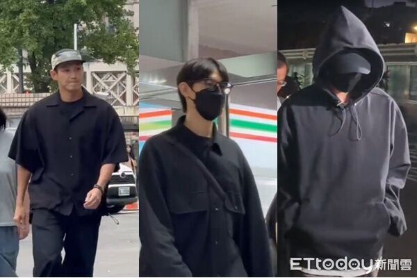 ▲▼             藝人閃兵案，由左至右分別為威廉、Teddy陳向熙、黃博石。（圖／記者陳以昇、黃哲民攝）