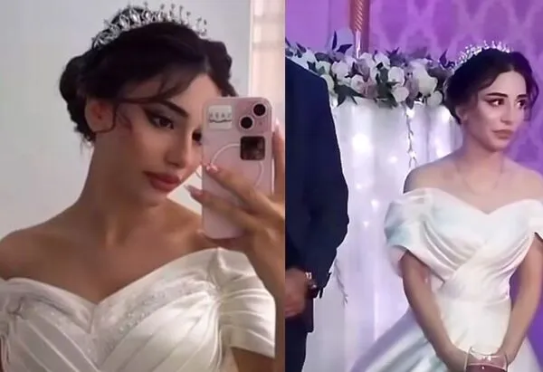 婚禮穿露肩款式婚紗　19歲新娘被公婆狂嫌「像沒穿衣」羞憤身亡。（圖／翻攝自X）
