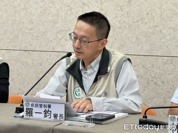 ▲▼疾管署長羅一鈞主持疫情週報。（圖／記者洪巧藍攝）