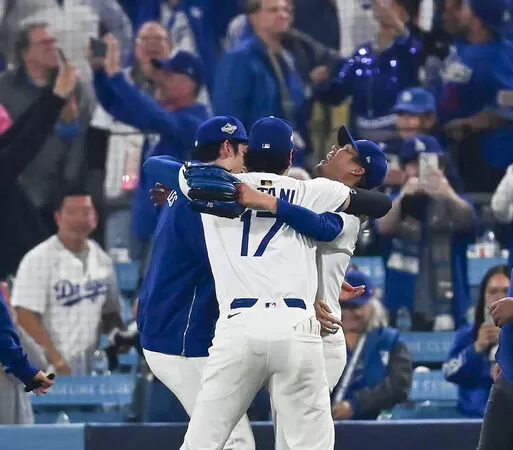 ▲▼洛杉磯道奇大谷翔平、山本由伸、佐佐木朗希       。（圖／達志影像／美聯社）