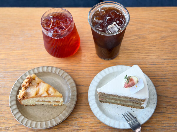 ▲▼林口網美咖啡廳「WALK IN林口檔案館店」坐擁國家檔案館美景，品味質感甜點的藝文新地標。（圖／部落客VIVIYU提供）