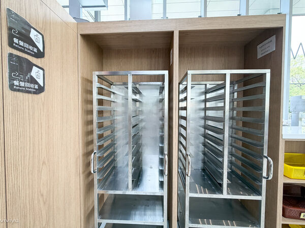 ▲▼林口網美咖啡廳「WALK IN林口檔案館店」坐擁國家檔案館美景，品味質感甜點的藝文新地標。（圖／部落客VIVIYU提供）