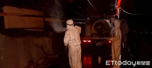 ▲非洲豬瘟攻陷台中！2處仍是陽性　市府「徹夜清消到凌晨3點」圍堵。（圖／台中市政府提供）