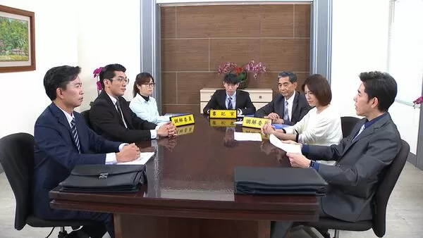 ▲《好運來》蘇晏霈、吳政澔打官司，飾演律師的丁力騏壓力大。（圖／民視提供）