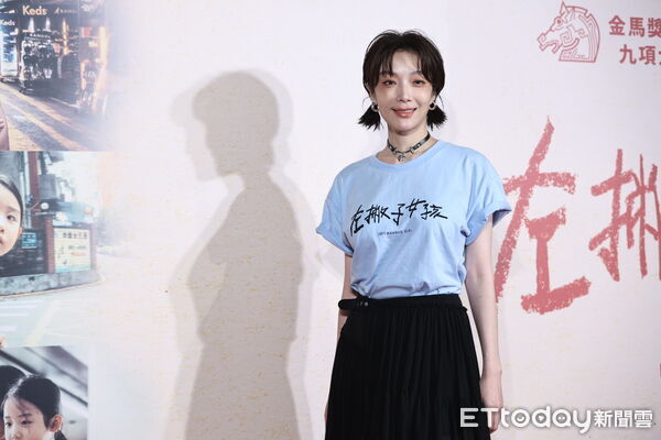 ▲蔡淑臻出席《左撇子女孩》首映會。（圖／記者林敬旻攝）