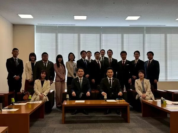 ▲▼民進黨青年局長、立委陳冠廷今（28日）率團拜會日本國民民主黨青年局。（圖／立委陳冠廷國會辦公室提供）