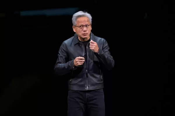 ▲▼ 輝達GTC在華府首度登場，黃仁勳揭示AI展望。（圖／達志影像／美聯社）