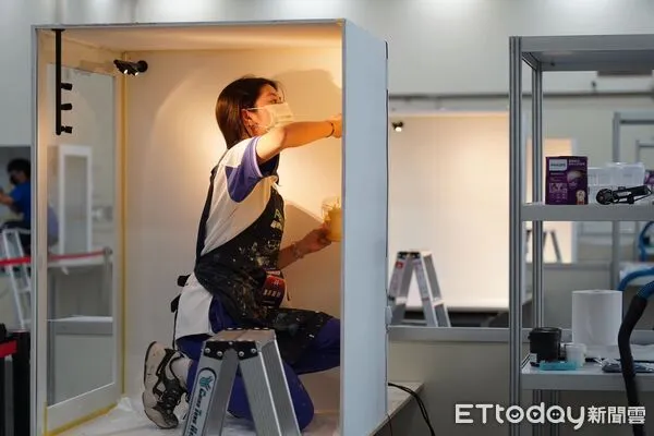 ▲展示設計國手莊玉雪以黑馬之姿勇奪國手資格，將代表台灣出戰2026國際技能競賽。（記者林東良翻攝，下同）