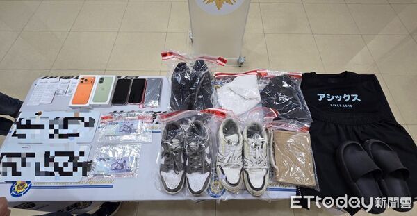 ▲專案小組查獲犯罪所得證物一批。（圖／花蓮縣警察局提供，下同）