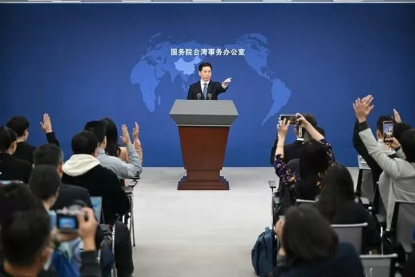 ▲▼大陸國台辦發言人、經濟局長彭慶恩。（圖／翻攝新華社）。