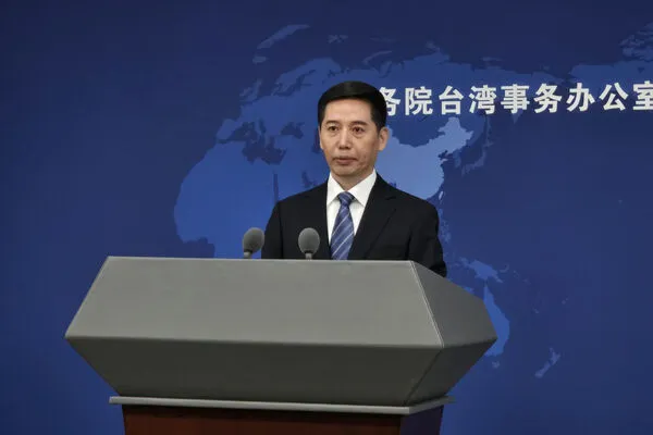 ▲▼大陸國台辦發言人、經濟局長彭慶恩。（圖／翻攝參考消息）。