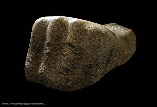 ▲▼拉美西斯二世巨像的拳頭。（圖／大英博物館理事會提供）