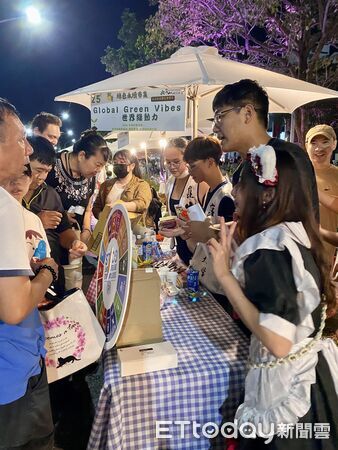 ▲崑山科技大學USR團隊三度舉辦「綠色永續市集」，吸引萬名民眾共襄盛舉。（記者林東良翻攝，下同）