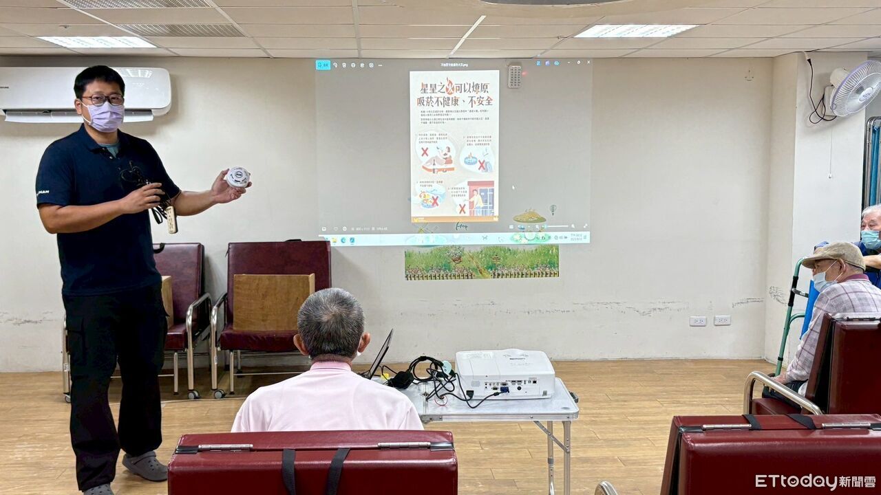 長者防火這樣做! 南消新營消防隊進日照中心宣導銀髮安全觀念