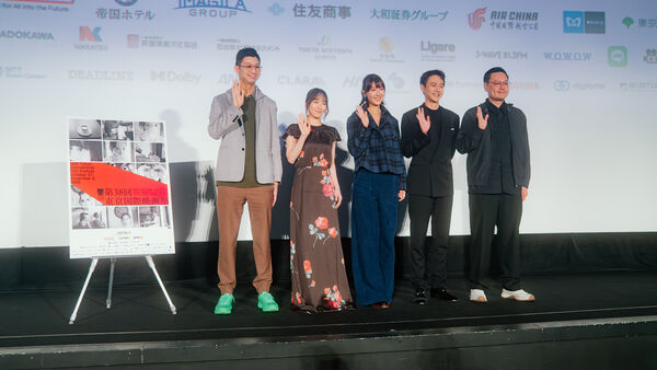 ▲《雙囍》東京影展世界首映！劉冠廷、余香凝攜手亮相 吉岡里帆驚喜現身掀高潮。（圖／水花電影、2025TIFF提供）