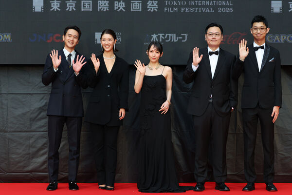 ▲《雙囍》東京影展世界首映！劉冠廷、余香凝攜手亮相 吉岡里帆驚喜現身掀高潮。（圖／水花電影、2025TIFF提供）