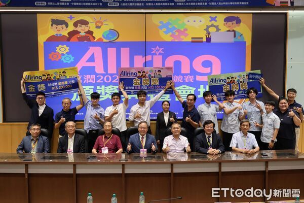 ▲崑山科大勇奪「萬潤2025創新創意競賽」12項大獎，展現AI與工程創意實力。（記者林東良翻攝，下同）