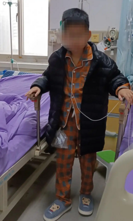 ▲▼10歲陸男術後「消化系統被無故切除」。（圖／翻攝自微博）