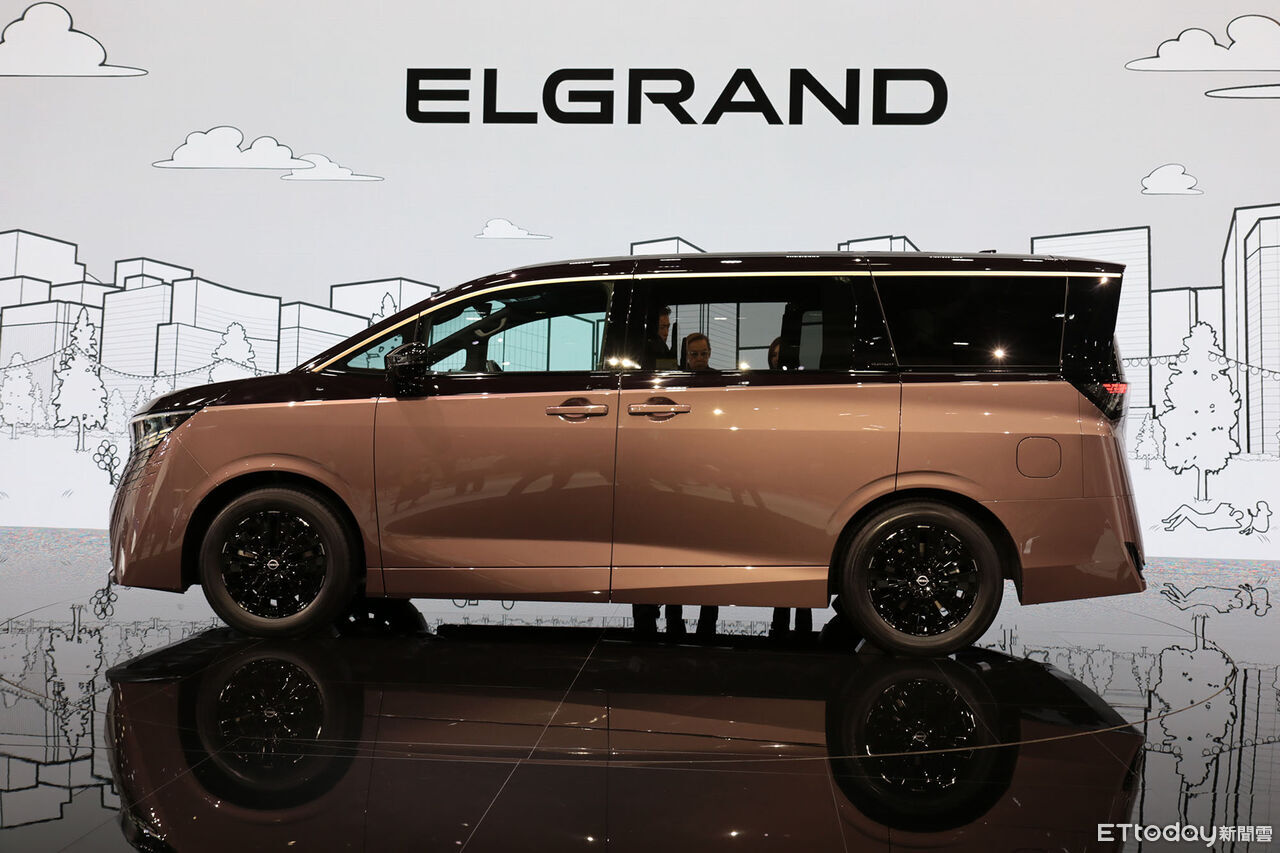 ▲Nissan日產於2025日本移動展推出Elgrand、N7、Leaf等新車。（圖／記者張慶輝攝）
