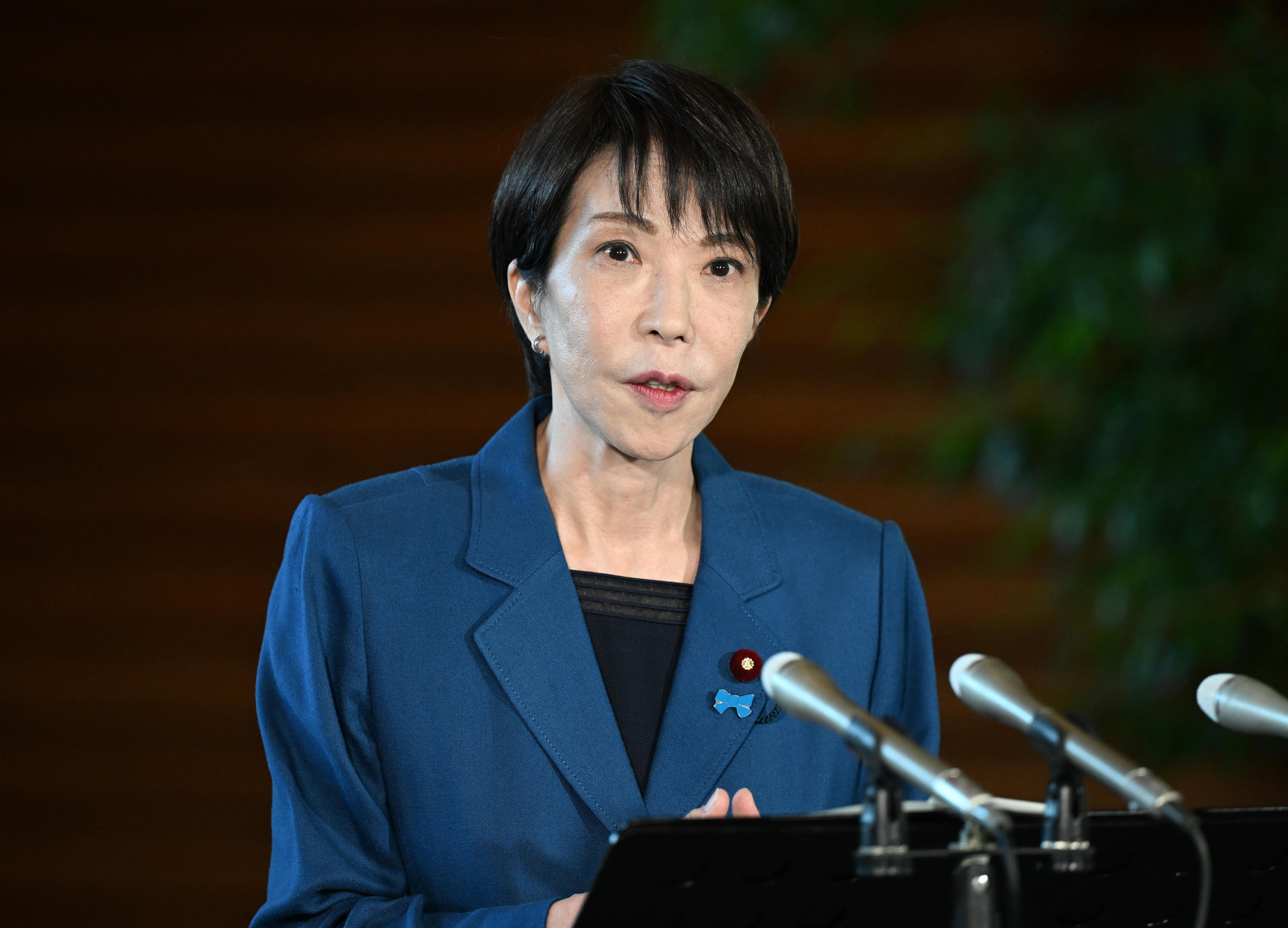 ▲▼日本首相高市早苗30日搭乘專機從羽田機場飛抵南韓釜山。（圖／達志影像／美聯社）