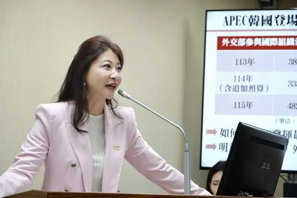 ▲▼民進黨立委林楚茵質詢提到APEC議題。（圖／立委林楚茵國會辦公室提供）
