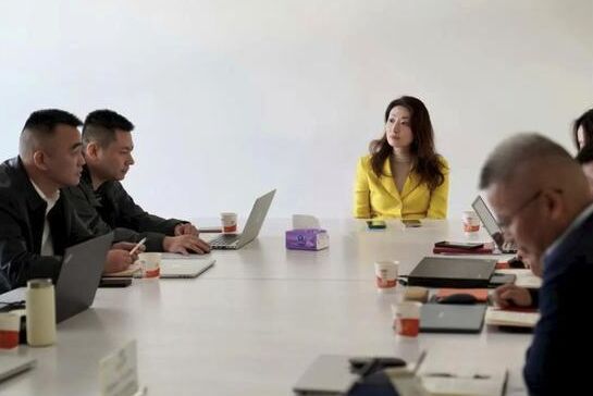 ▲▼宗馥莉最新公開露面　以宏勝總裁身分重掌娃哈哈。（圖／翻攝宏盛集團）