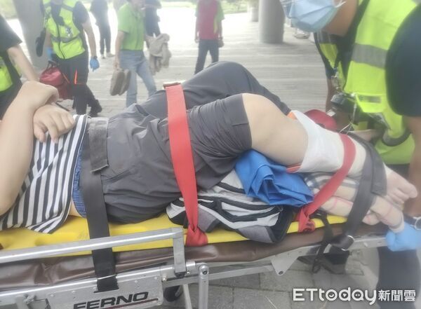 ▲台東大學知本校區驚傳墜樓意外。（圖／記者楊晨東翻攝）