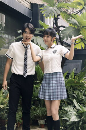 ▲《看看你有多愛我》導演葉天倫（左起）帶領主要演員狄志杰、林思廷、李宗霖出席上檔媒體茶敘。（圖／晴天影像提供）