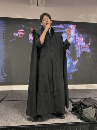 ▲張豐豪(左起)，項婕如，劉修甫、趙崇喆拍《夜半11點學校見》建立好交情。（圖／三匠影視）