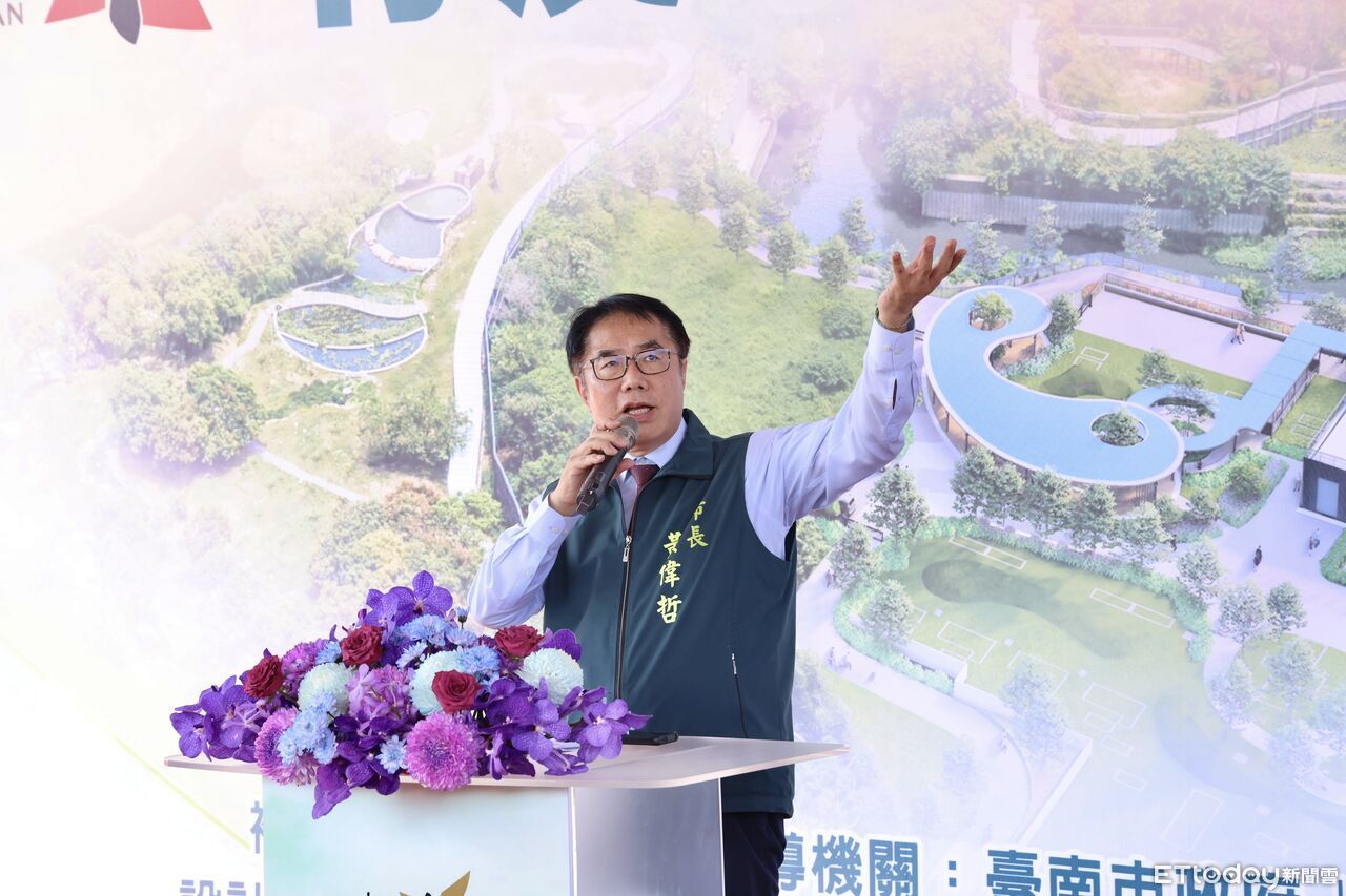 竹溪整治最後拼圖動土！　黃偉哲盼重現昔日煙雨水岸打造森林新亮點