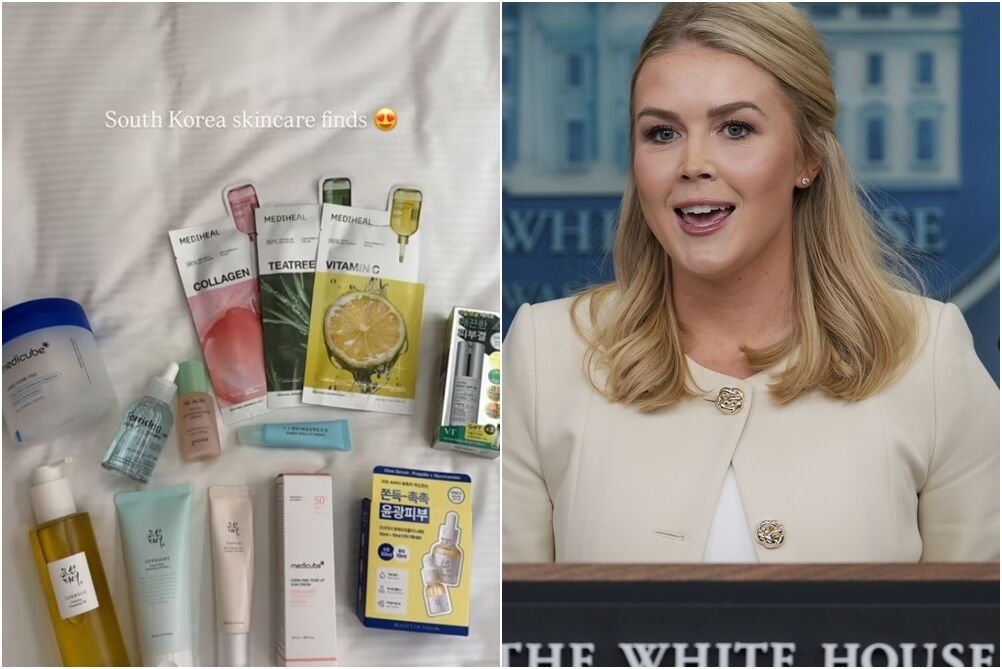 白宮發言人也迷韓系美妝 美女李威特「13樣戰利品」大公開