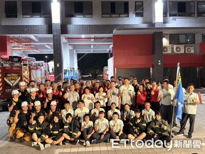 嘉義市義消總隊出征全國比賽 授旗儀式舉行