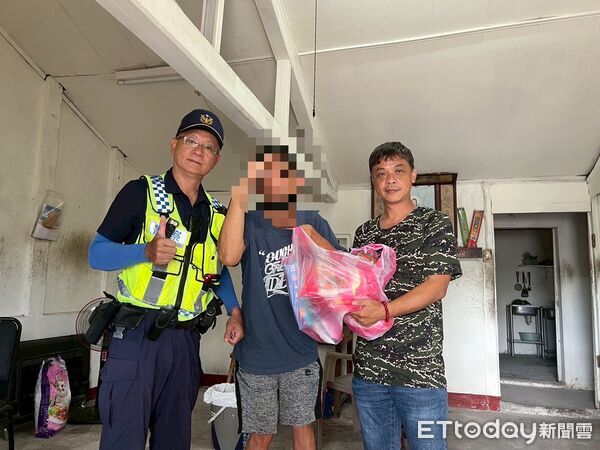 ▲初鹿警化身社區暖手為弱勢家庭點亮希望。（圖／記者楊晨東翻攝）