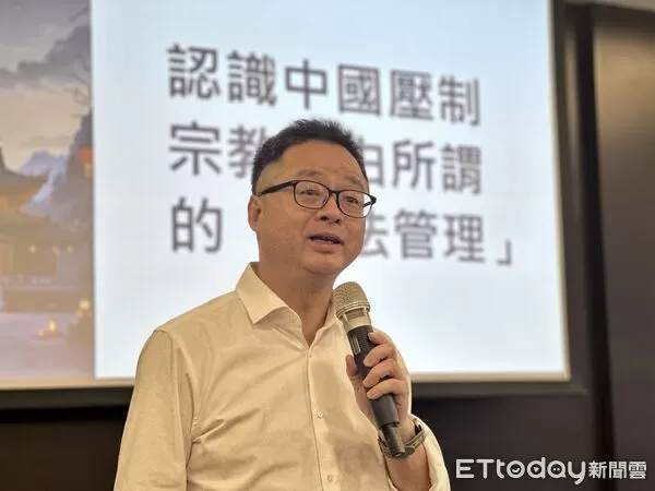 ▲▼海基會秘書長羅文嘉。（圖／記者蔡紹堅攝）