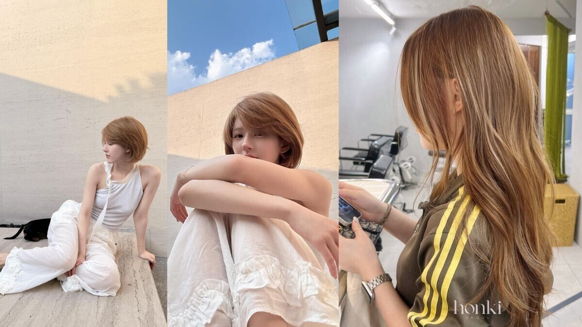 ▲趙露思髮色       。（圖／翻攝自微博、IG）