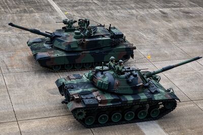 最後一批28輛M1A2T戰車今抵台　108輛全數交付