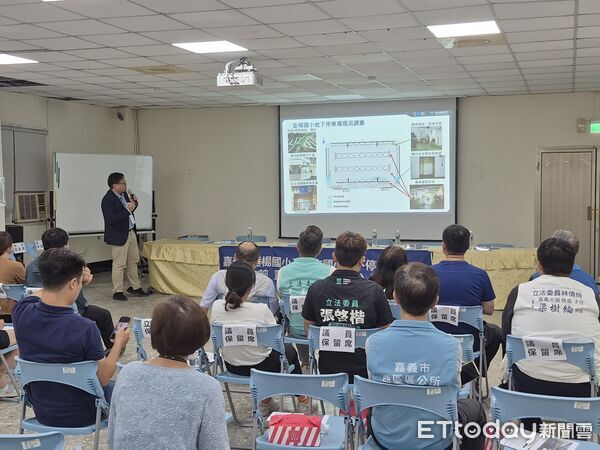 ▲▼  垂楊國小及崇文國小地下停車場ROT促參公聽會 在地溝通廣納意見   。（圖／嘉義市政府提供）